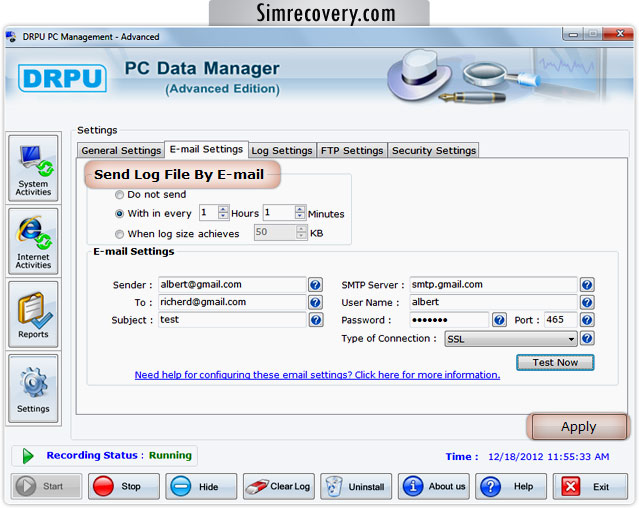 Advanced Keylogger Software