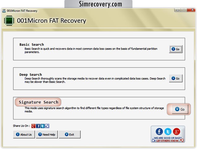 Fat data recovery software