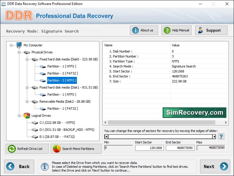 استرجاع الملفات المحذوفة 4.4.1.2