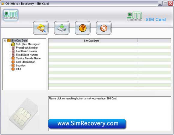 Screenshot of Recupera SMS