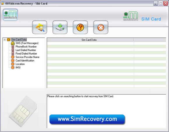 Screenshot of Recuperar SMS 4.4.1.2