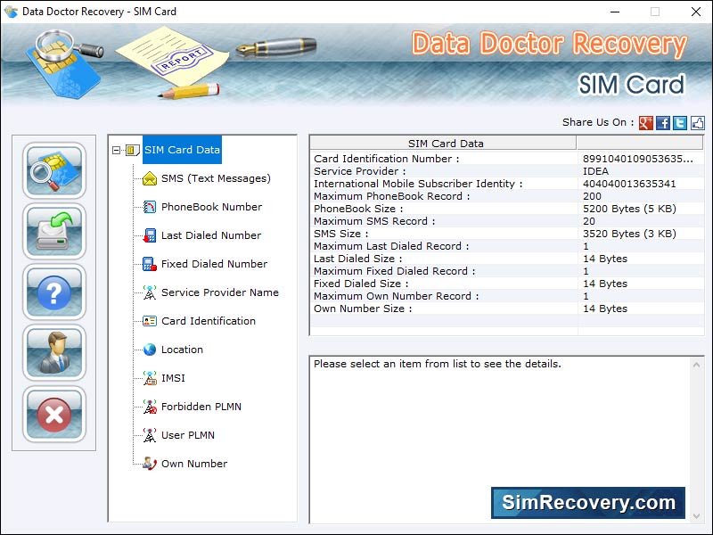 SIM Card Data Recovery