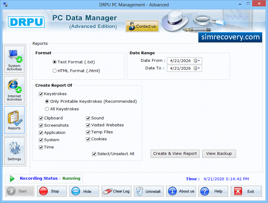 Generate Reports