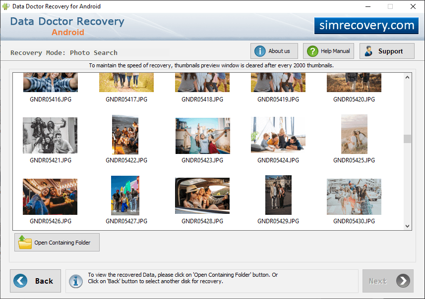 Open Containing Folder