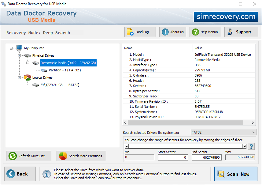 Select Partition