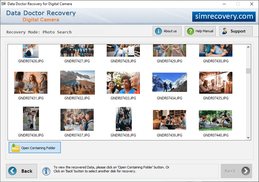 Open Containing Folder