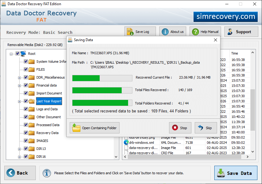 Performing Disk Scanning