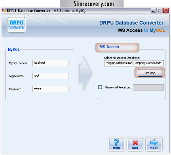 MS Access to MySQL Database Converter