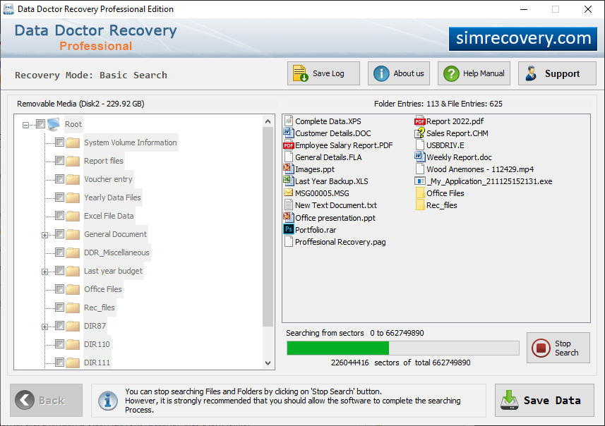 Performing Disk Scanning