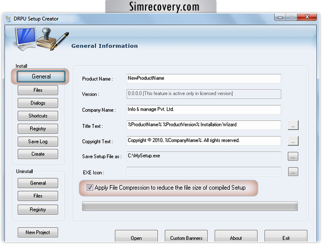 Setup Generator