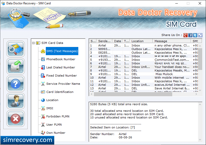 Sim Card Data Recovery 