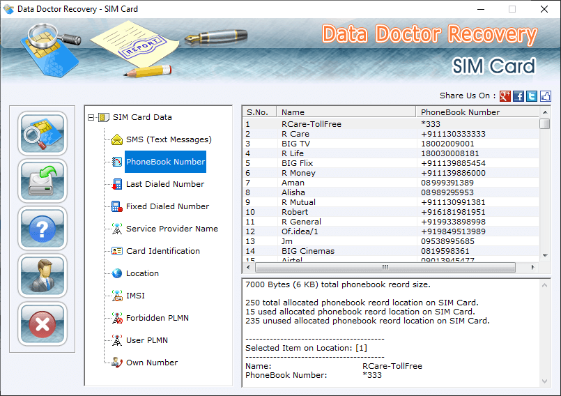 SIM Card Data Recovery