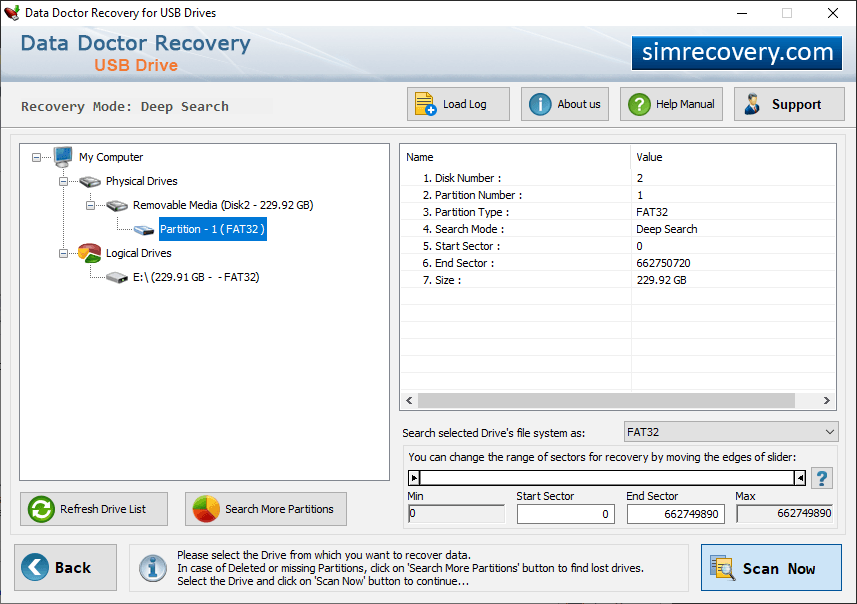Select Partition