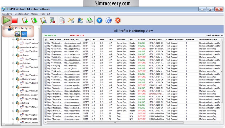 Website Monitoring Software